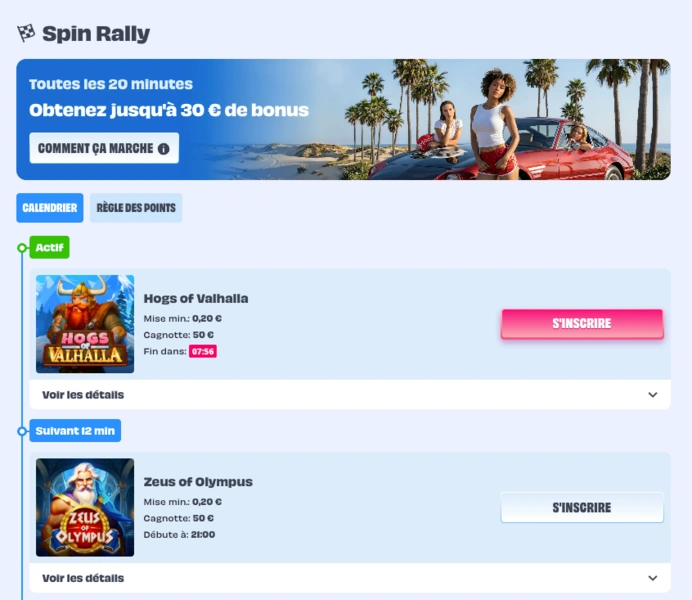 Tours gratuits et fonctionnalités bonus des slots Onlyspins
