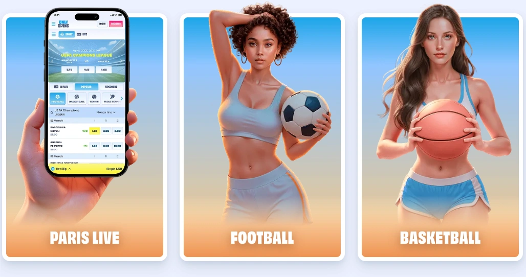 Jeux et paris sportifs Onlyspins